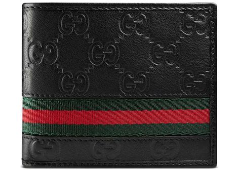 gucci signature web wallet|original gucci wallet.